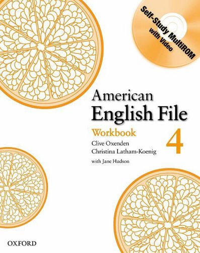 American English File 4 Workbook 1st Edition Clive Oxenden Christina Lathamkoenig