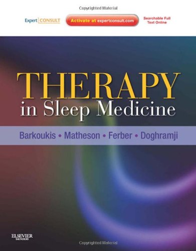 Therapy In Sleep Medicine Expert Consult 1st Edition Teri J Barkoukis