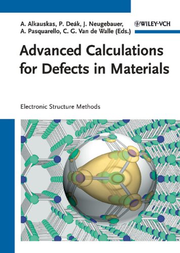 Advanced Calculations For Defects In Materials Electronic Structure Methods 1st Edition Audrius Alkauskas