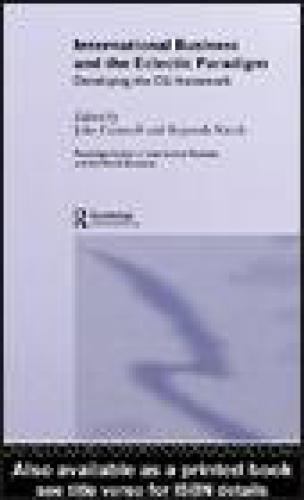 International Business And The Eclectic Paradigm John Cantwell