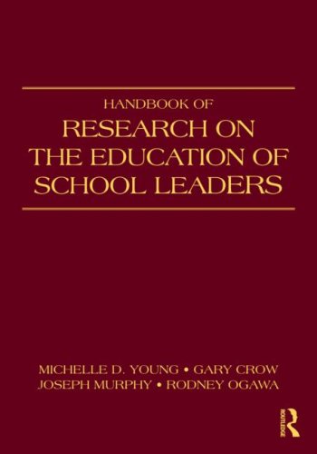 Handbook Of Research On The Education Of School Leaders 1st Edition Michelle D Young