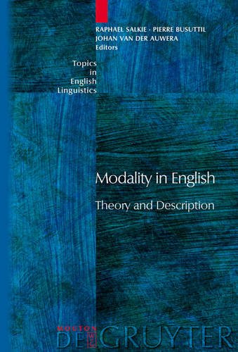 Modality In English Theory And Description 1st Edition Johan Van Der Auwera