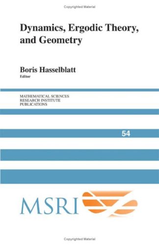 Dynamics Ergodic Theory And Geometry Boris Hasselblatt
