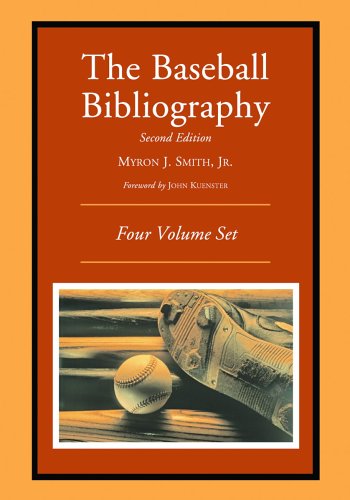 The Baseball Bibliography Volume 14 Second Edition Myron J Smith