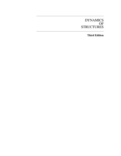 Dynamics Of Structures 3rd Edition Ray Clough Joseph Penzien