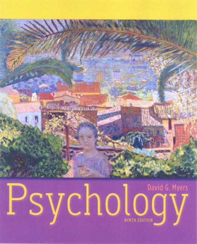 Psychology 9th Edition 9th David G Myers