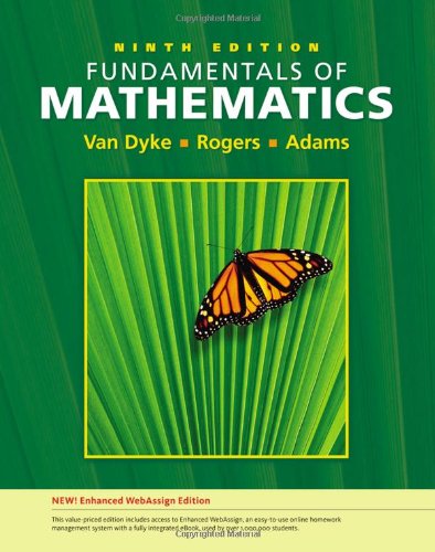 Fundamentals Of Mathematics 9th Enhanced James Van Dyke James Rogers