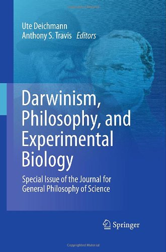 Darwinism Philosophy And Experimental Biology Special Issue Of The Journal For General Philosophy Of Science 1st Edition Ute Deichman
