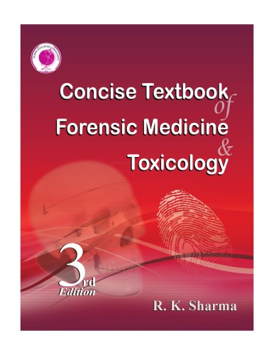 Concise Textbook Of Forensic Medicine Toxicology 3rd Edition 3rd Edition Rk Sharma