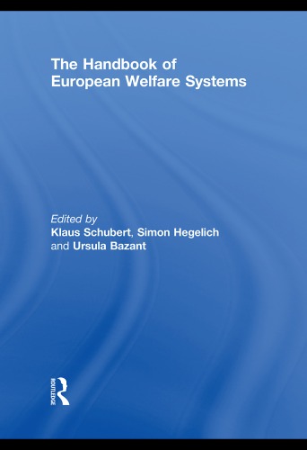 The Handbook Of European Welfare Systems Klaus Schubert