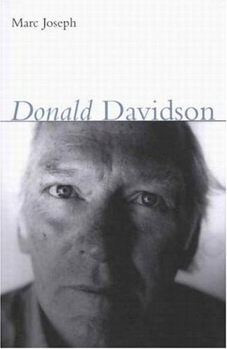 Donald Davidson Philosophy Now Marc A Joseph