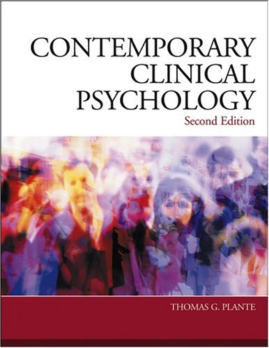 Contemporary Clinical Psychology 2nd Edition Thomas G Plante