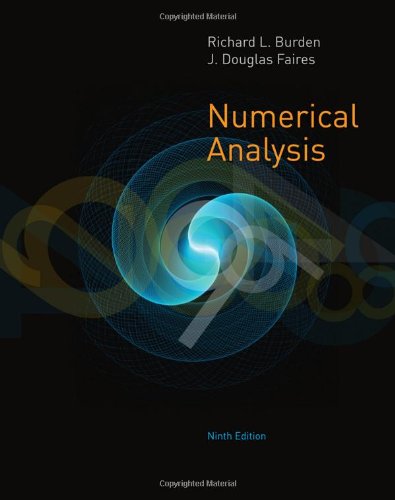Numerical Analysis Ninth Richard L Burden J Douglas Faires