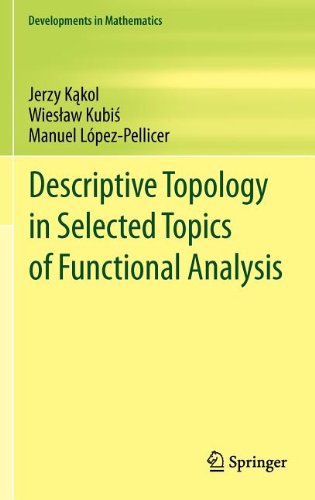 Descriptive Topology In Selected Topics Of Functional Analysis 1st Edition Jerzy Kkol