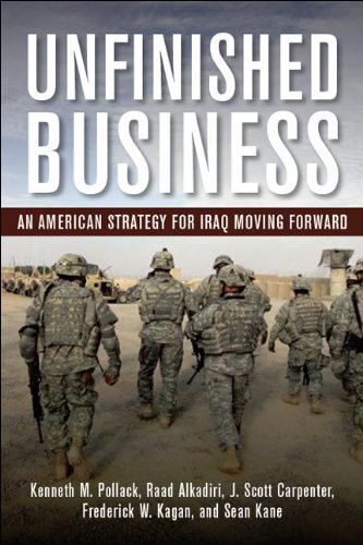 Unfinished Business An American Strategy For Iraq Moving Forward Kenneth M Pollack