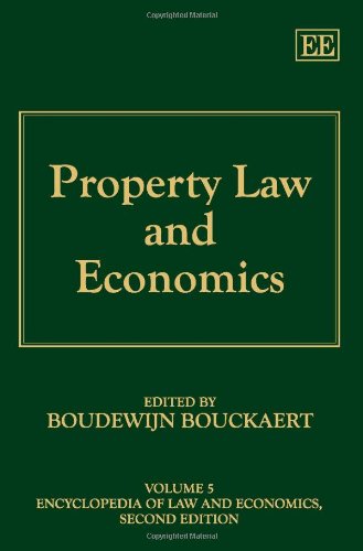 Property Law And Economics 2nd Boudewijn Bouckaert