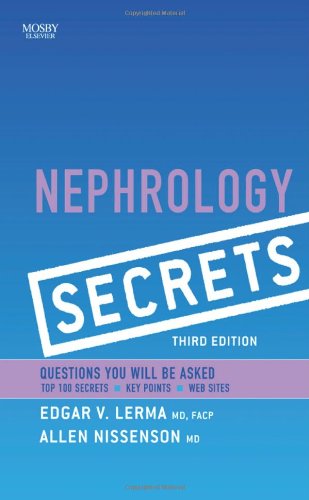 Nephrology Secrets 3rd Edition Third Edition Edgar V Lerma Md Facp Fasn Faha