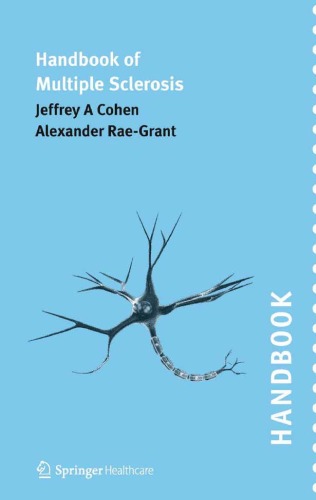 Handbook Of Multiple Sclerosis Jeffrey A Cohen Alexander Raegrant