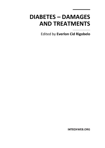 Diabetes Damages And Treatments Everlon Cid Rigobelo