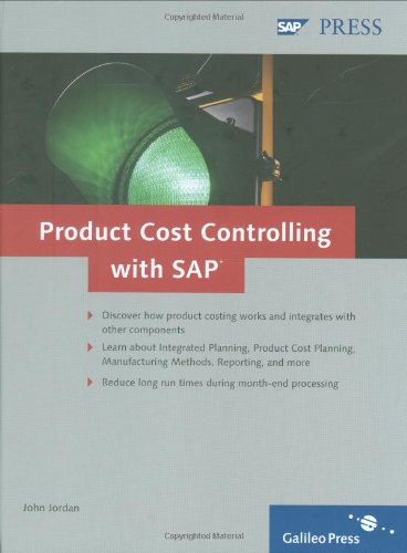 Product Cost Controlling With Sap 1st Edition John Jordan