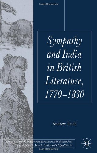 Sympathy And India In British Literature 17701830 1st Andrew Rudd