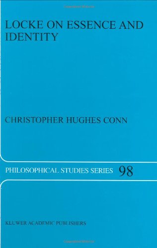 Locke On Essence And Identity 1st Edition Christopher Hughes Conn