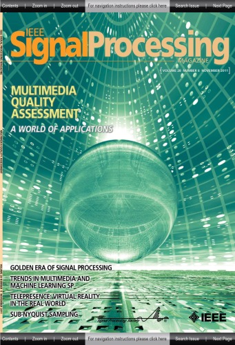 Ieee Signal Processing Magazine Volume 28 Issue 6 November 2011 Ieee