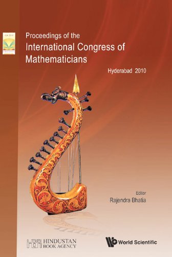 Proceedings Of The International Congress Of Mathematicians 2010 Icm 2010 Vol I Plenary Lectures And Ceremonies Rajendra Bhatia