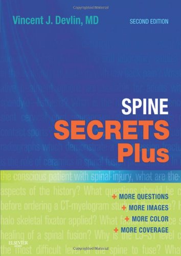 Spine Secrets Plus 2nd Edition 2nd Vincent J Devlin Md