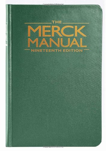 The Merck Manual Of Diagnosis Therapy 19th Edition 19th Edition Robert S Porter