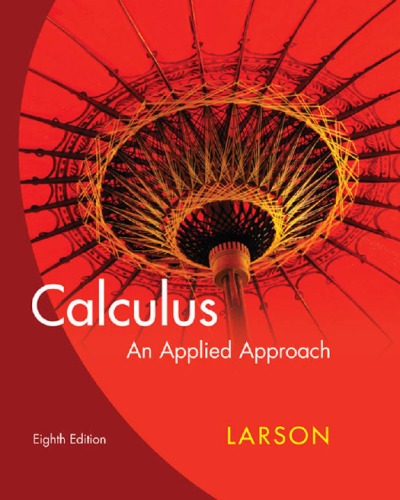 Calculus An Applied Approach 8th Edition 8th Edition Ron Larson