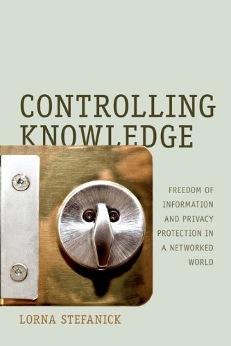 Controlling Knowledge Freedom Of Information And Privacy Protection In A Networked World Lorna Stefanick