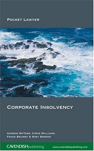 Corporate Insolvency Pocket Lawyer Frank Brumby Andrew Mctear