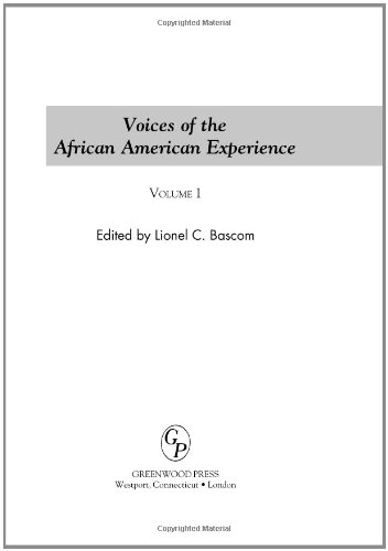 Voices Of The African American Experience 3 Volumes Lionel C Bascom