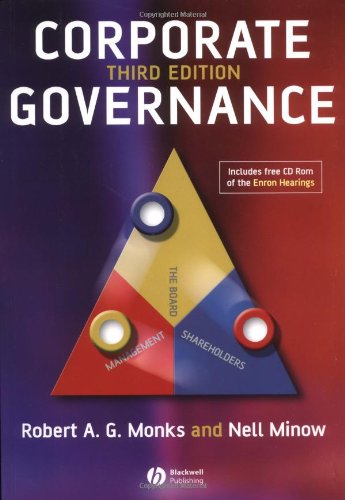 Corporate Governance 3rd Edition Robert Ag Monks Nell Minow