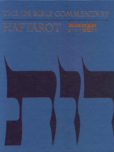 The Jps Bible Commentary Haftarot Bilingual Michael Fishbane