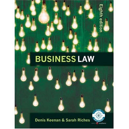 Business Law 8th Edition 8th Edition Denis Keenan Sarah Riches