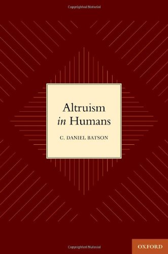 Altruism In Humans 1st Edition C Daniel Batson