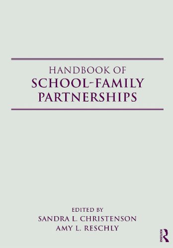 Handbook Of Schoolfamily Partnerships 1st Edition Sandra Christenson