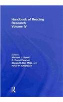 Handbook Of Reading Research Volume Iv 1st Edition Michael L Kamil