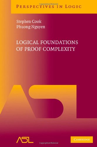 Logical Foundations Of Proof Complexity Stephen Cook Phuong Nguyen