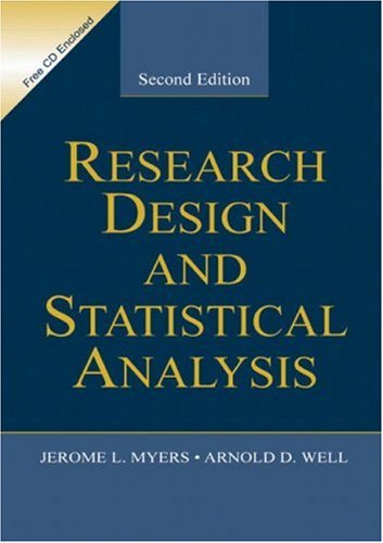 Research Design Statistical Analysis 2nd Edition Jerome L Myers