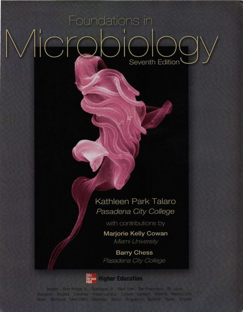 Foundations In Microbiology 7th Kathleen Park Talaro Marjorie Kelly Cowan