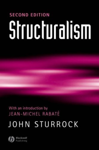 Structuralism 2nd John Sturrock Jeanmichael Rabate Introduction