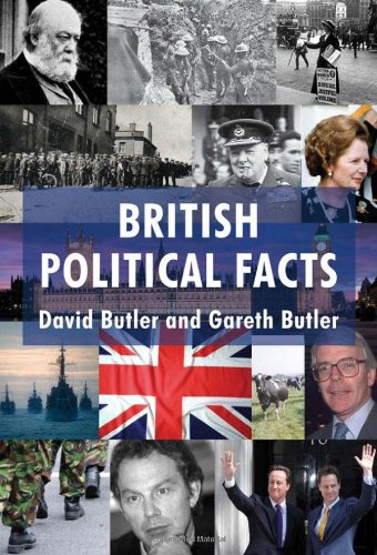 British Political Facts 10th Edition 10th Edition David Butler