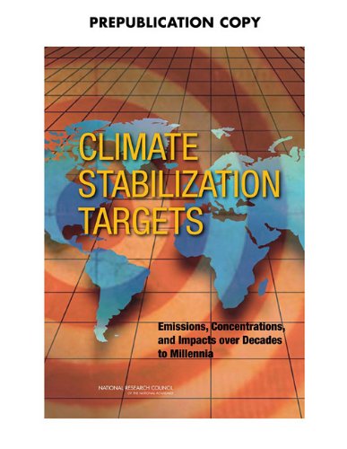 Climate Stabilization Targets Emissions Concentrations And Impacts Over Decades To Millennia Committee On Stabilization Targets For Atmospheric Greenhouse Gas Concentrations