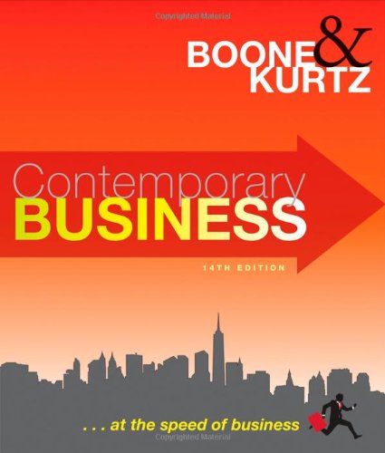 Contemporary Business 14th Edition Louis E Boone David L Kurtz