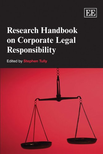 Research Handbook On Corporate Legal Responsibility Stephen Tully