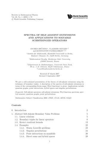 Reviews In Mathematical Physics Volume 20 H Araki V Bach