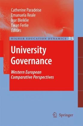University Governance Western European Comparative Perspectives Higher Education Dynamics 1st Edition Catherine Paradeise